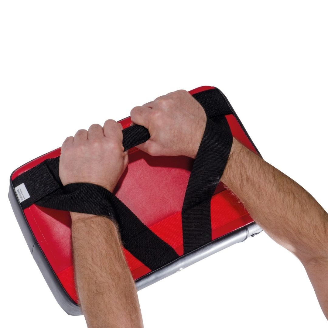 KWON Turkish Kick Pad Curved Red Back Handles