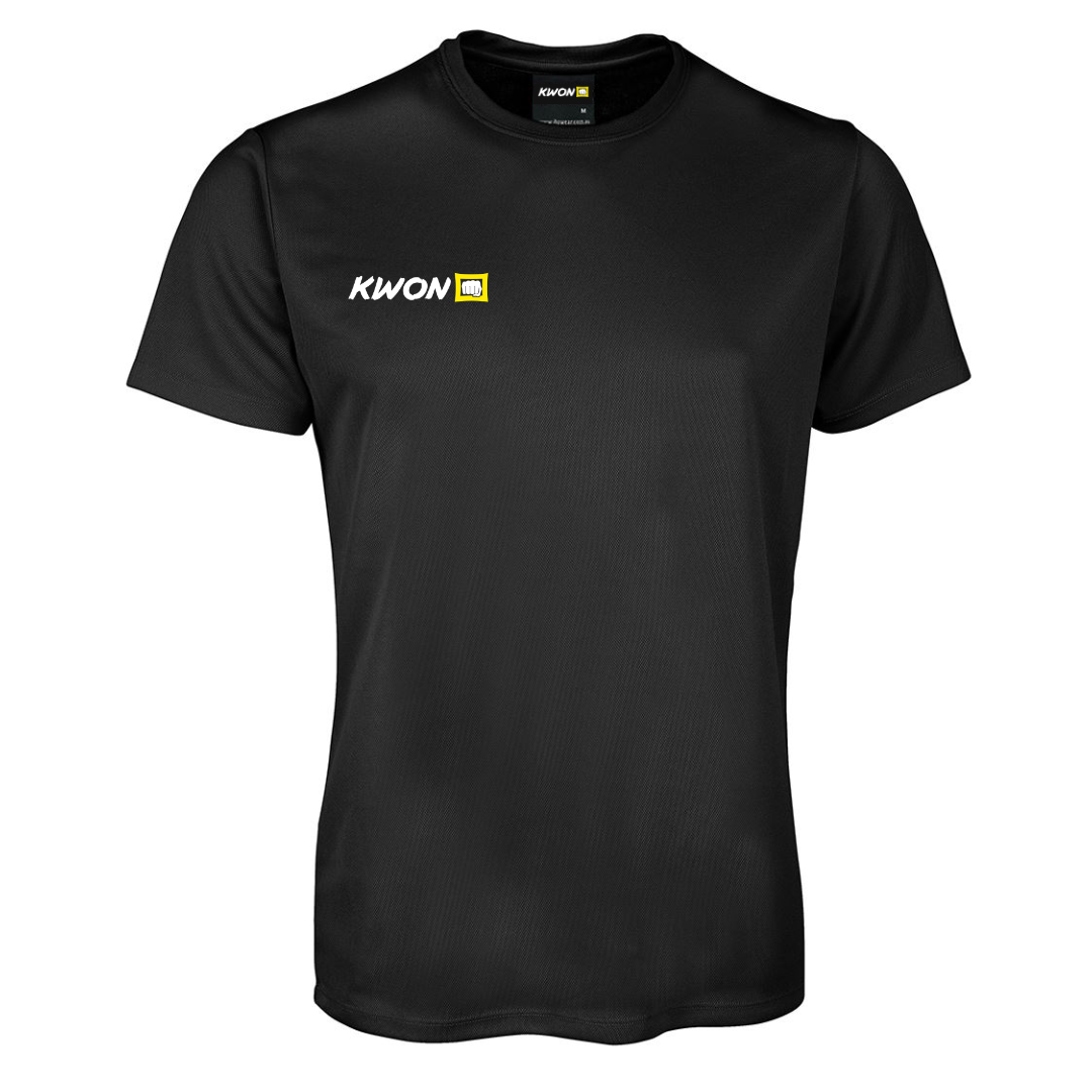 KWON Taekwondo Karate Training T-Shirt Black