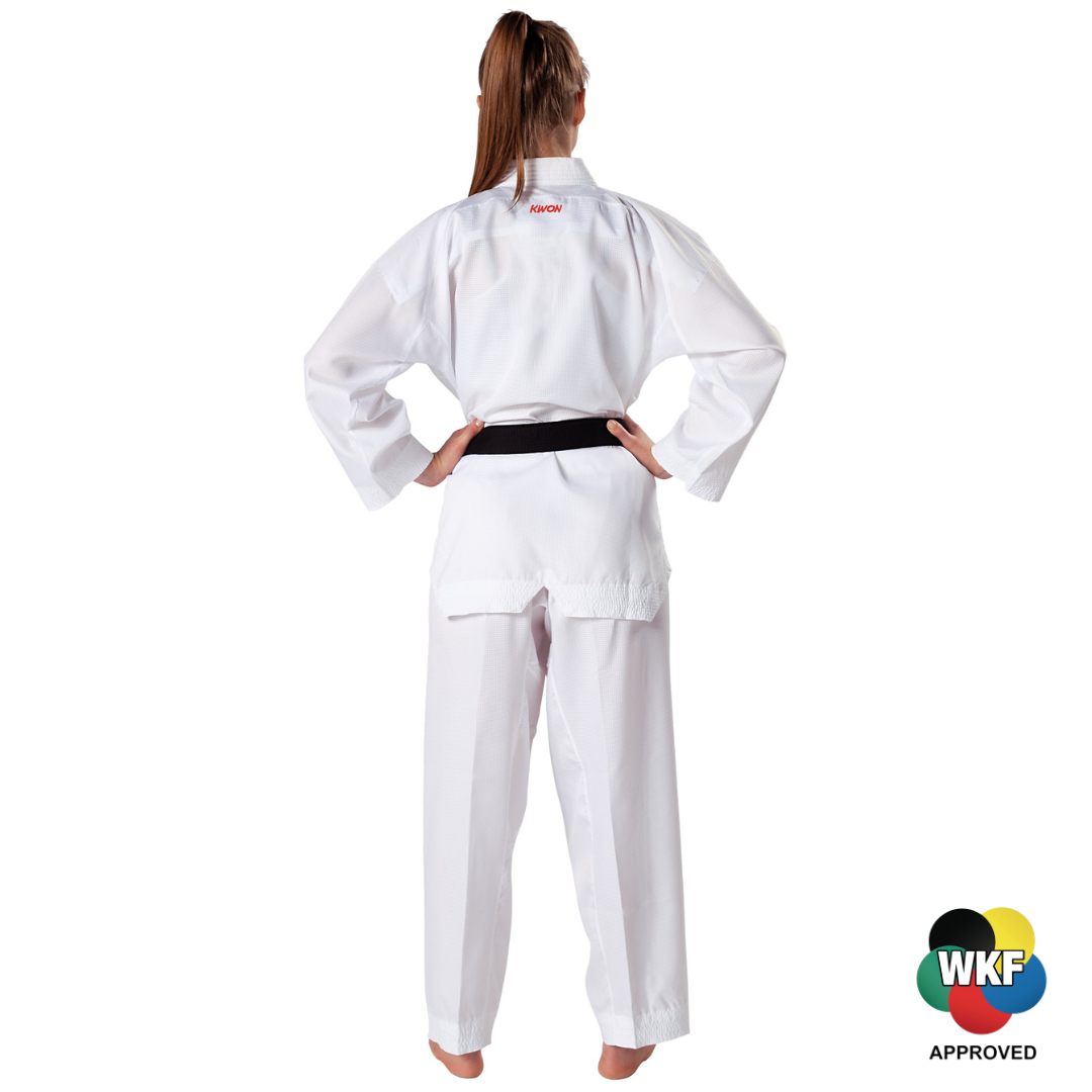 KWON Supralite Kumite Gi WKF Approved Red Back