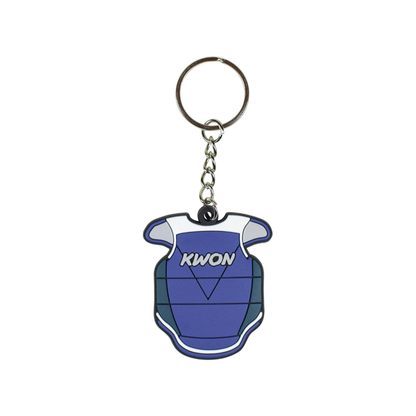 KWON NZ AUS Key Ring Body Pad Blue Taekwondo TKD gifts 