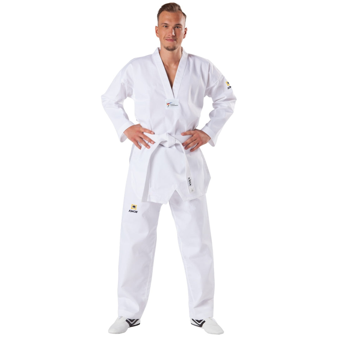 KWON Evolution Taekwondo Uniform White Collar