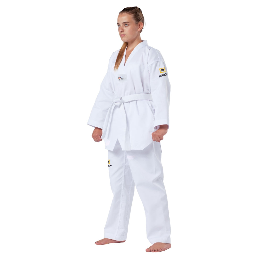 KWON Evolution Taekwondo Uniform White Collar